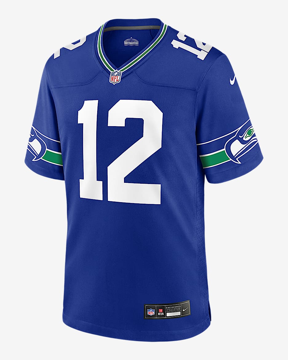 誕生日プレゼント Seahawks Seattle Fan 12th Men's Football Game NFL Nike シャツ